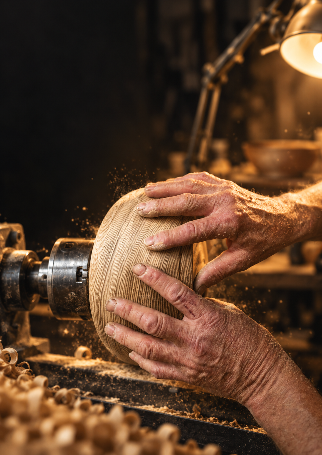 Woodturning shavings and craft